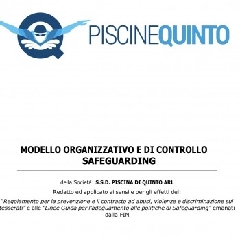 MODELLO ORGANIZZATIVO E DI CONTROLLO SAFEGUARDING